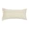 Hello Honey® 24'' Embroidered Cotton Lumbar Pillow with Fringe